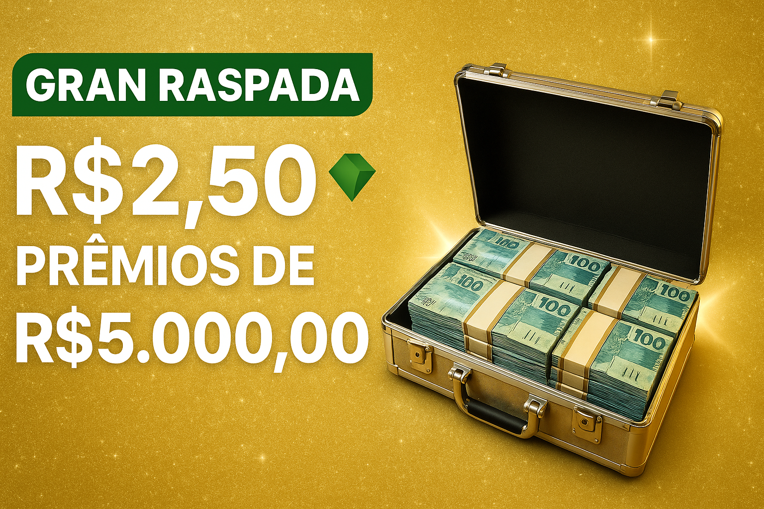 💼 LUXO EXPRESS — R$2,50 — PRÊMIOS DE ATÉ R$5.000,00